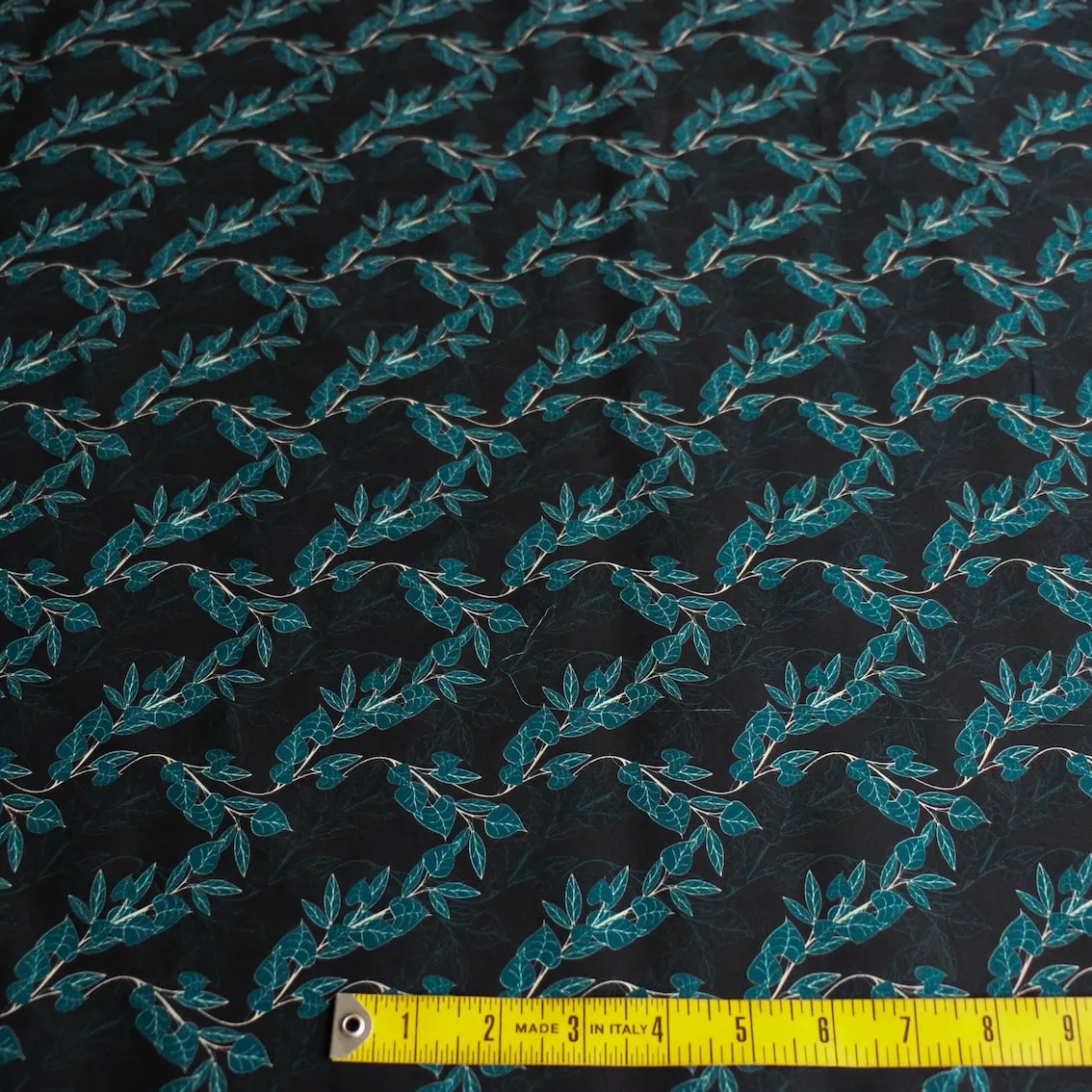 Teal Ivy Cotton Lawn